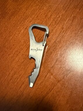 Stainless Steel Keychain Multi-Tool - Silver